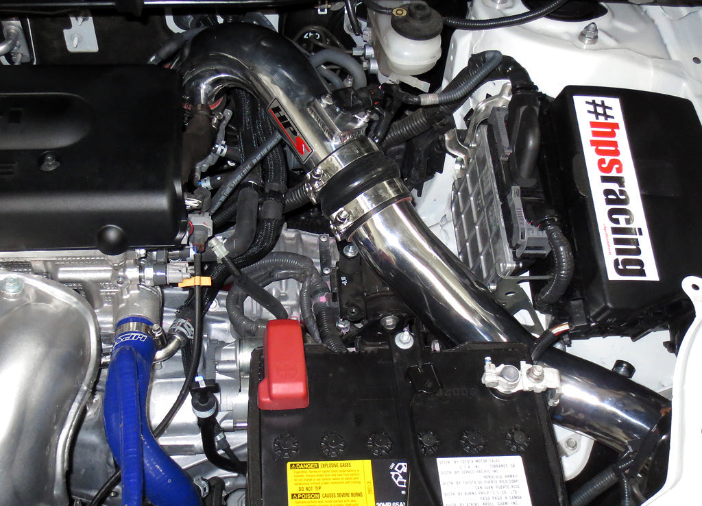 HPS Performance Products Cold Air Intake Kit 2008-2015 Scion xB 2.4L, Converts to Shortram, Red