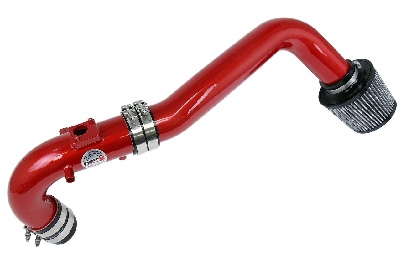 HPS Performance Products Cold Air Intake Kit 2011-2016 Scion tC 2.5L, Converts to Shortram, Red