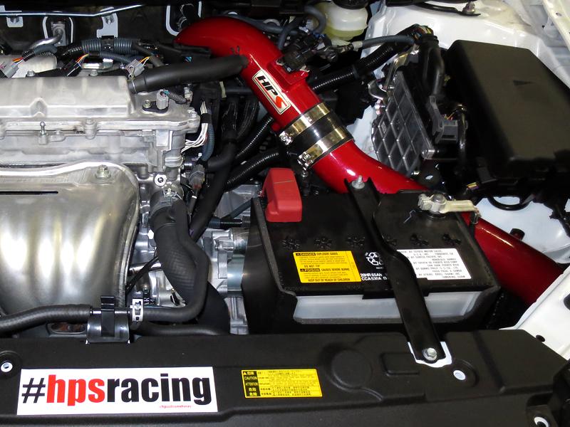 HPS Performance Products Cold Air Intake Kit 2011-2016 Scion tC 2.5L, Converts to Shortram, Red