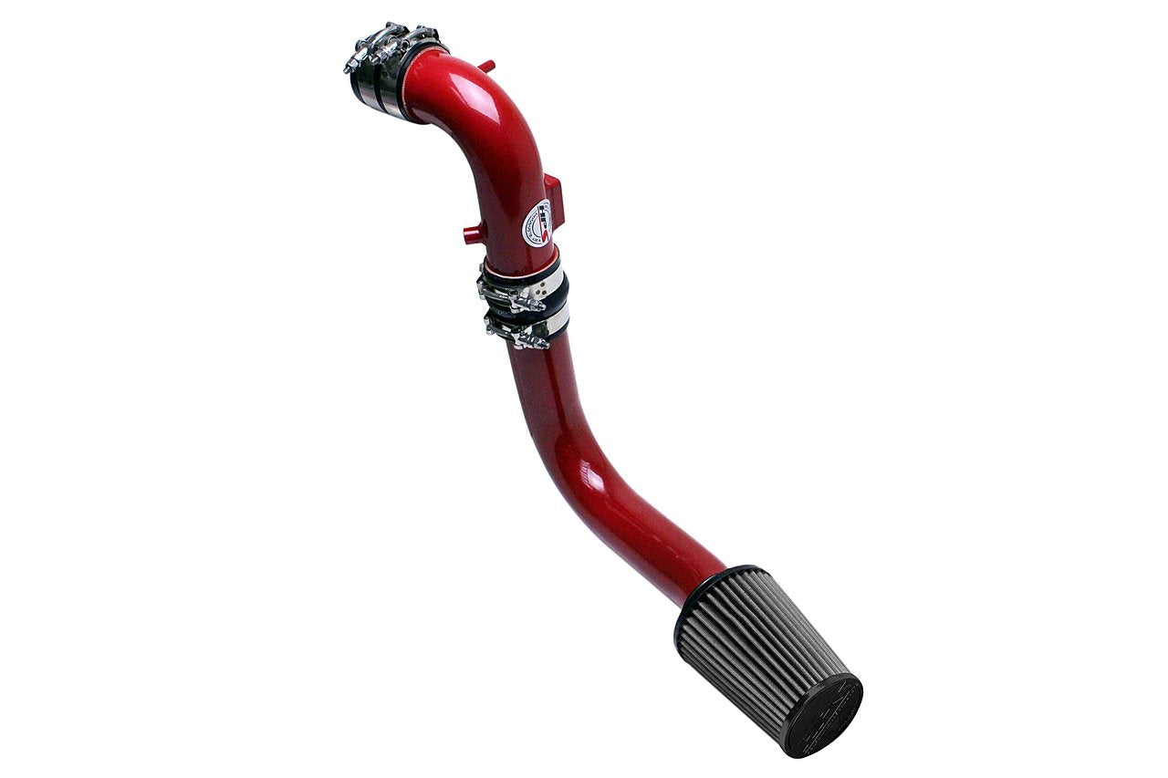 HPS Cold Air Intake Kit 2015-2018 Honda Fit 1.5L Manual Trans., Converts to Shortram, Red