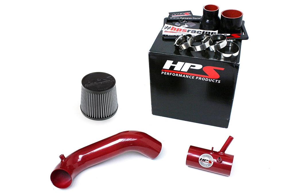 HPS Cold Air Intake Kit 2013-2014 Dodge Dart 1.4L Turbo, Red