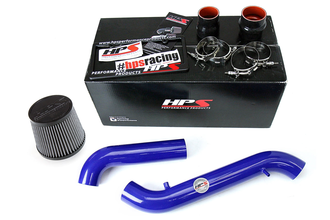 HPS Performance Products Cold Air Intake Kit 1998-2002 Honda Accord 2.3L DX EX LX VP SE, Converts to Shortram, Blue
