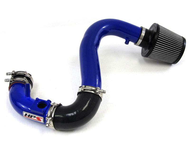HPS Cold Air Intake Kit 2007-2013 Mazda Mazdaspeed 3 2.3L Turbo, Converts to Shortram, Blue
