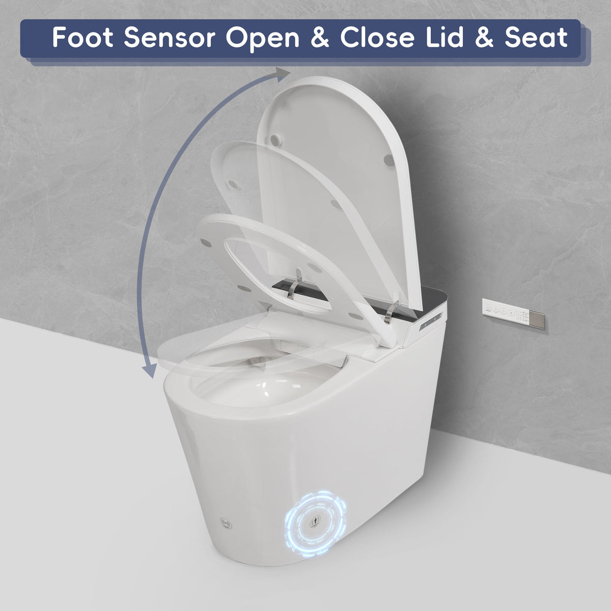 Tankless Smart Toilet With Bidet Built In