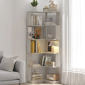 6 Tier Freestanding L-Shaped Corner Bookshelf