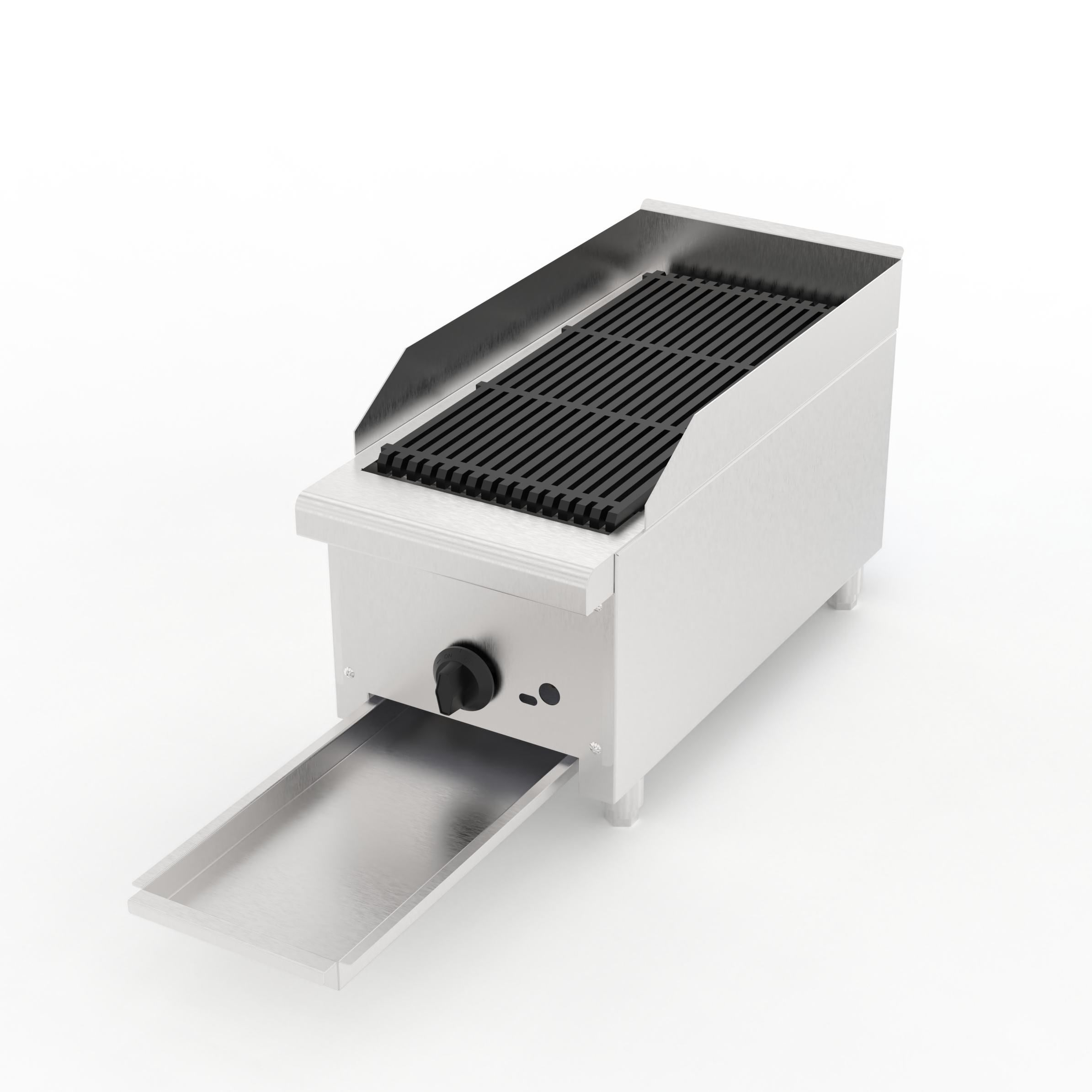 12 Inch Commercial Gas Lava Rock Charbroiler