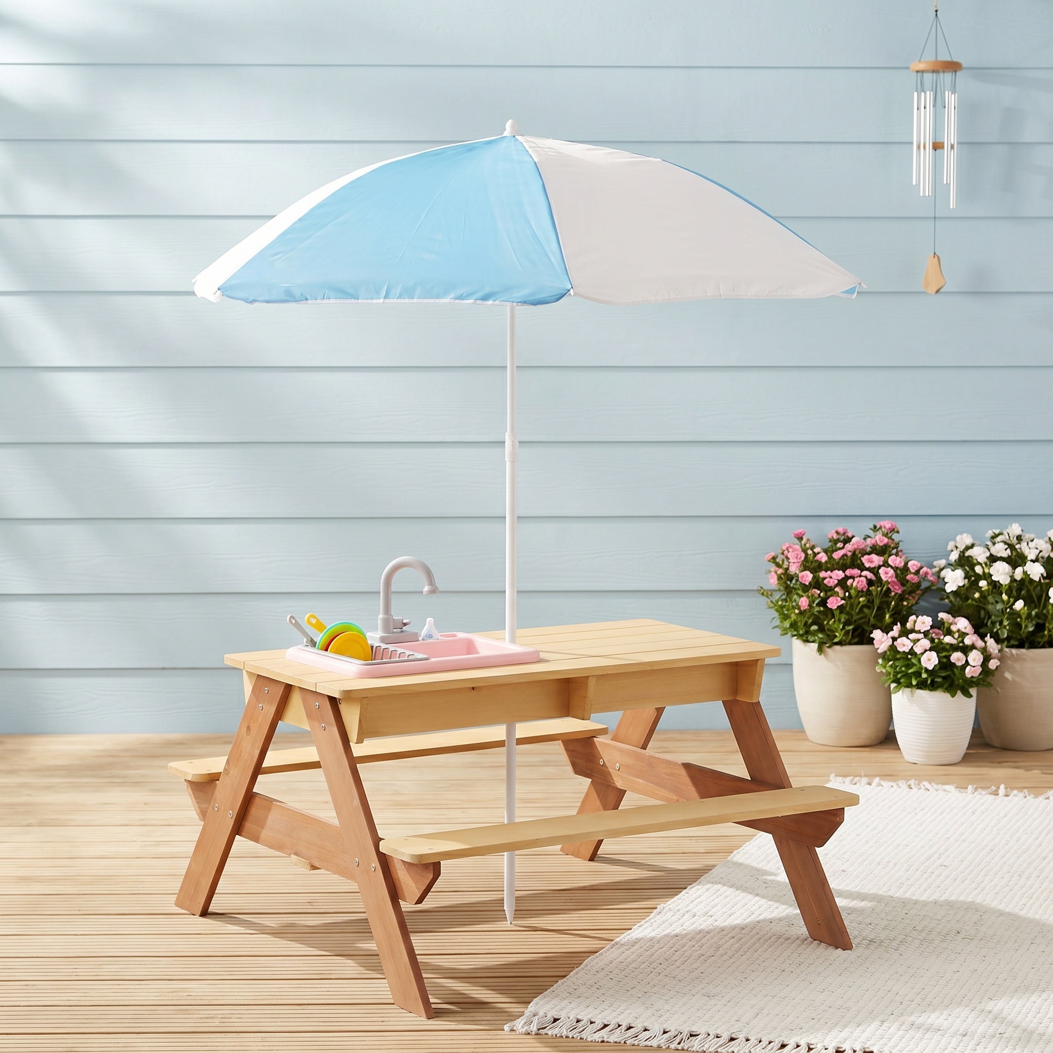 Wooden Kids Picnic Table