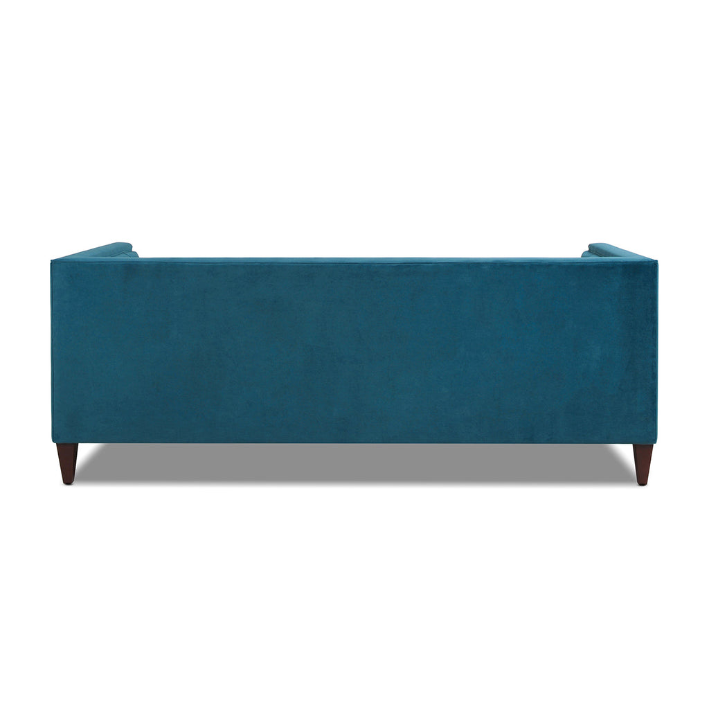 Jack 84" Modern Tuxedo Tufted Sofa, Satin