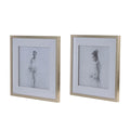 Ballet Dancer Art Prints Set of 2
