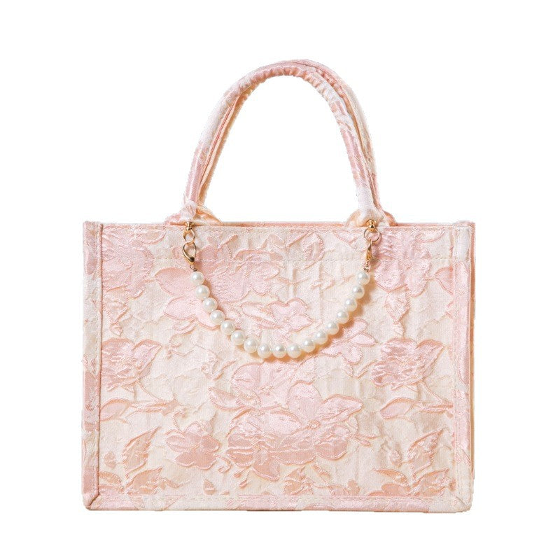 Relief-printed Souvenir Canvas Gift Bag