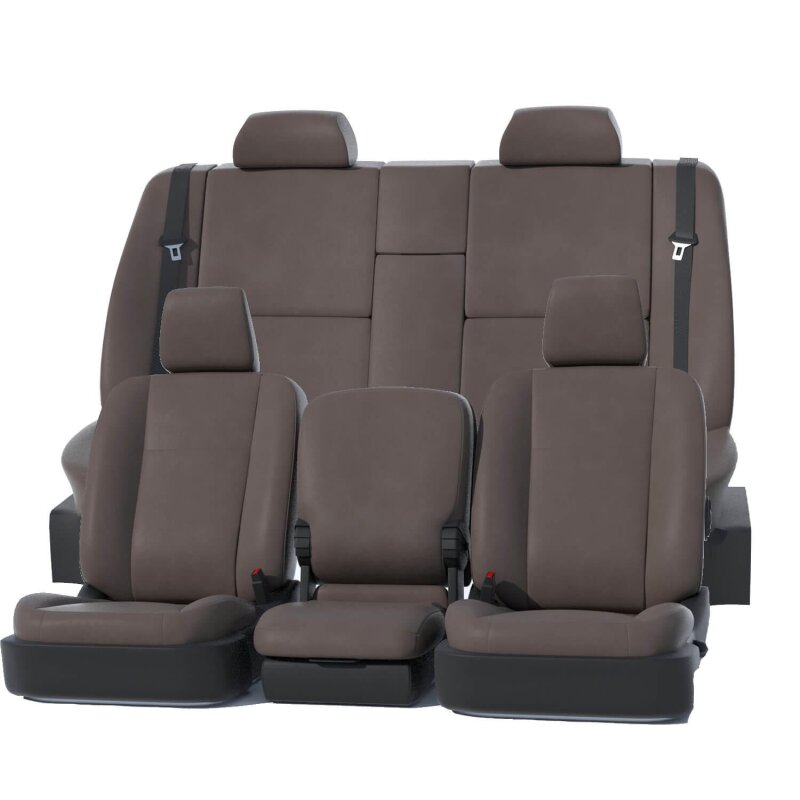 Covercraft 24-25 Ford F250-F550 King Ranch Leatherette PrecisionFit Custom Front Seat Covers - Stone GTF4423ABLTSN