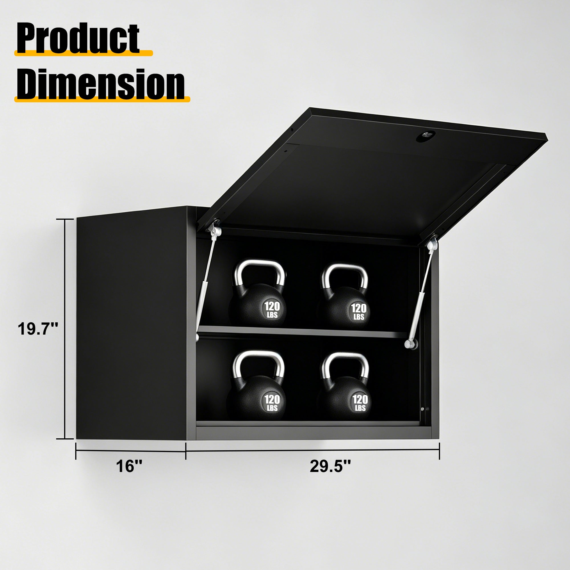 Heavy Duty Metal Wall Mounted Tool Storage Cabinet