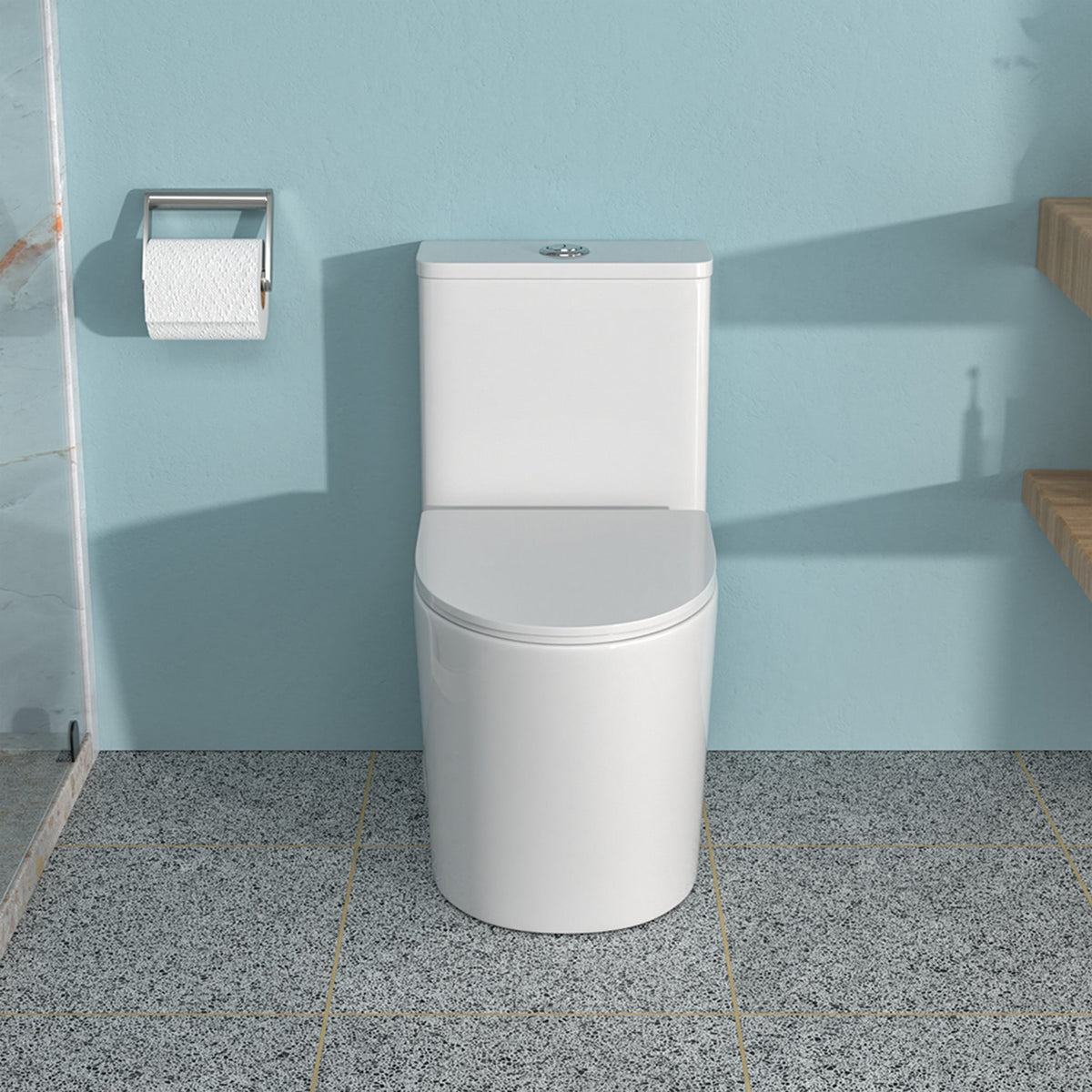 Ceramic One Piece Toilet for Bathroom