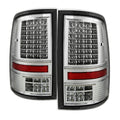 SPYDER xTune Dodge Ram 1500 09-14 - Incandescent Only C Shape LED Tail Lights- Chrome ALT-JH-DR09-LED-CS-C 9036392