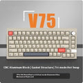 Chidu V75 Aluminum Tuo Mechanical Keyboard Bluetooth Wireless