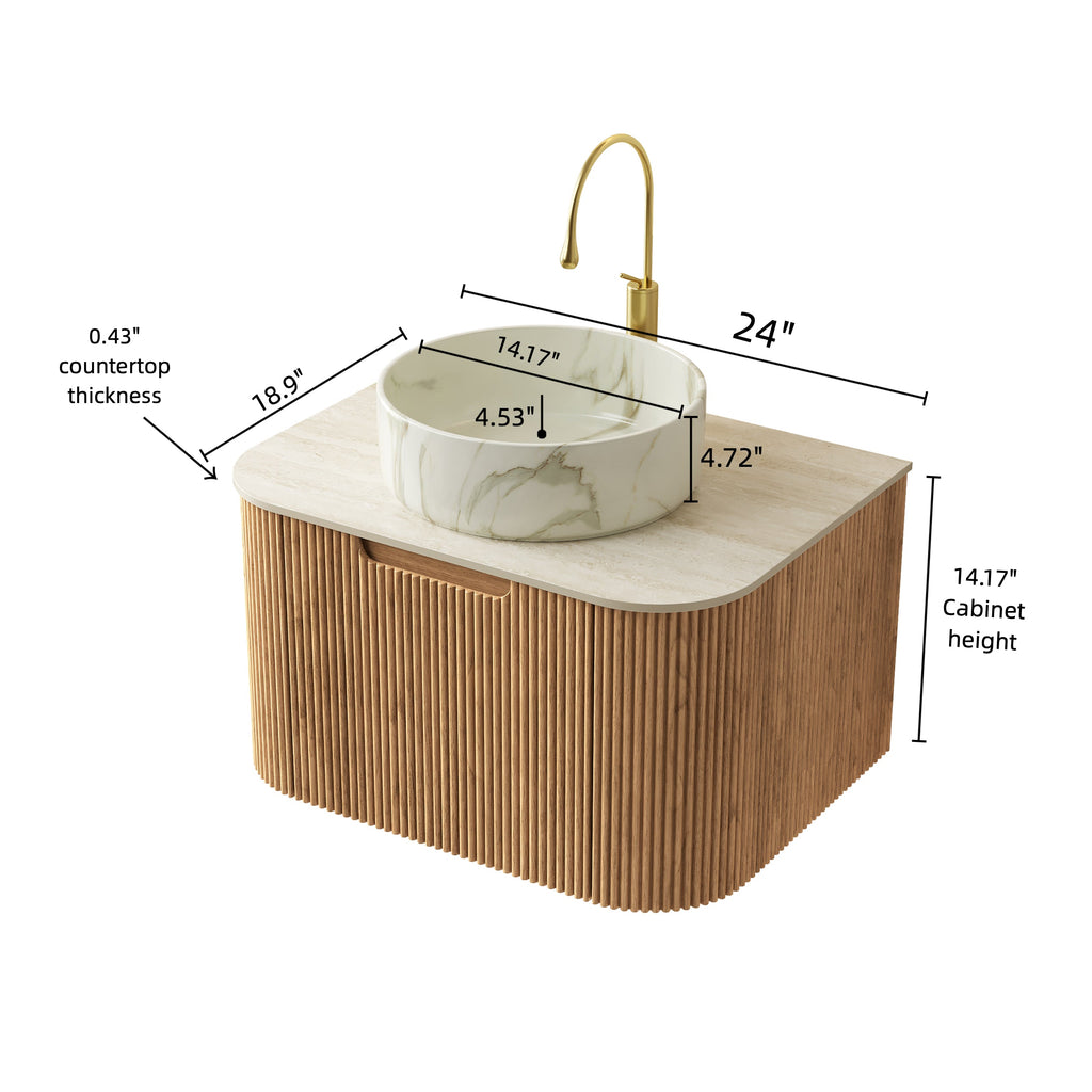 Dina 24" Bathroom Vanity & Sink
