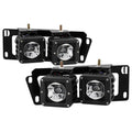 Spyder Dodge Ram 09-12 1500/10-18 2500 3500 Full LED Fog Lights w/ Bracket and Switch- Clear 9045431
