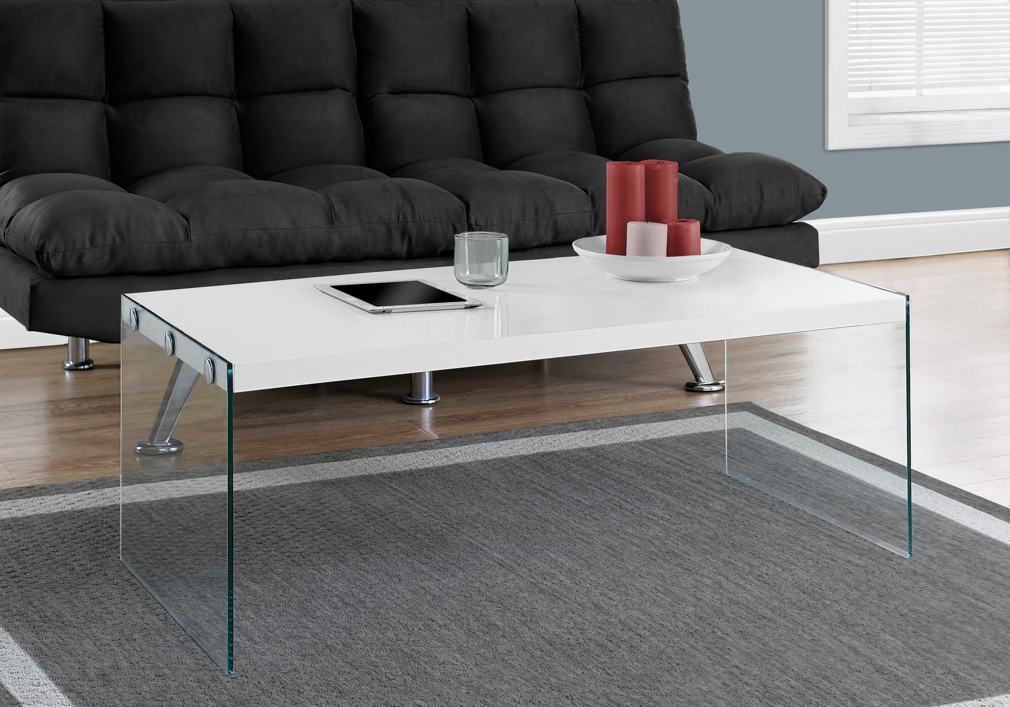Glossy Rectangular Coffee Table