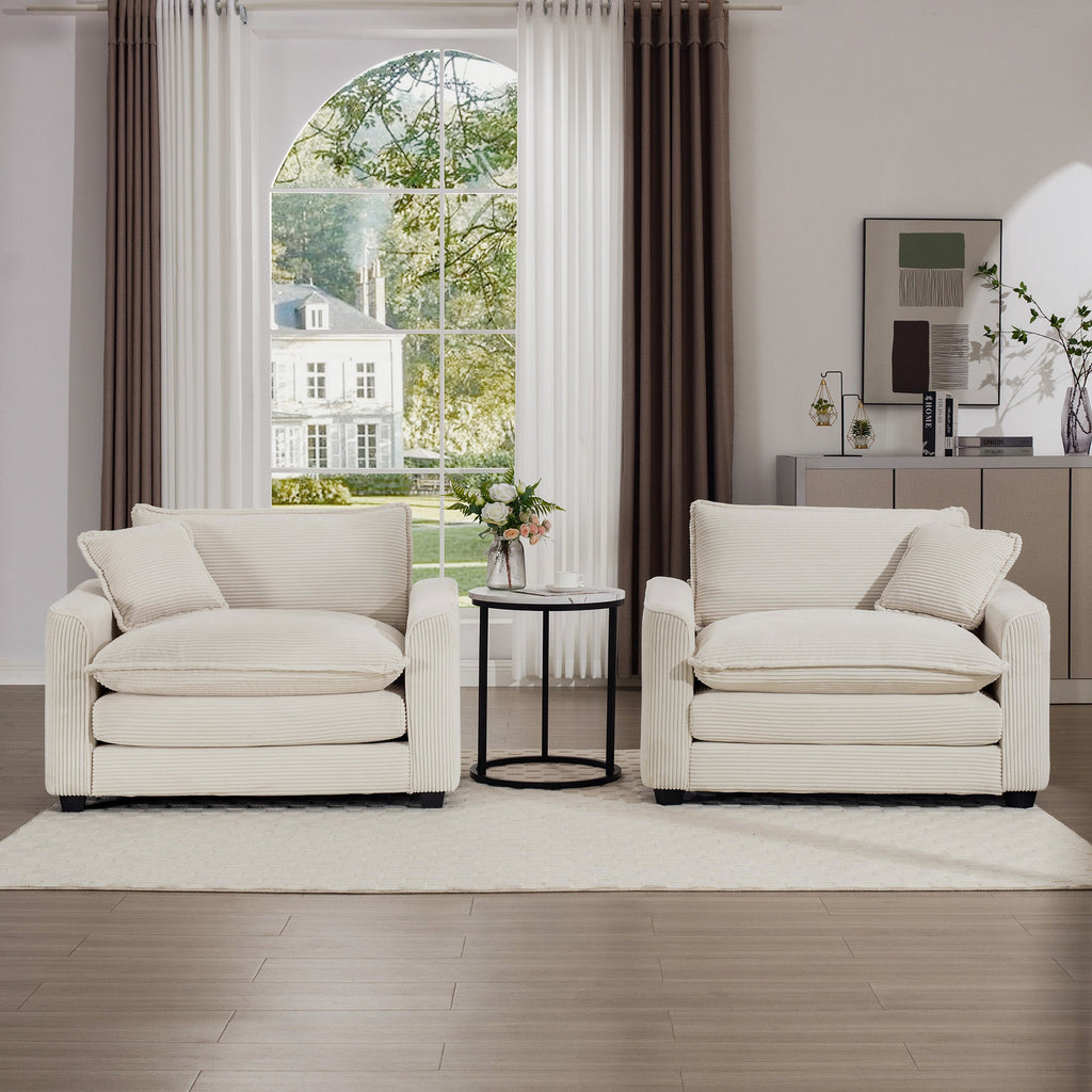 Luxurious and Sophisticated Deep Seated Sofa Set