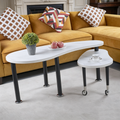 Contemporary Rotatable Cocktail Table