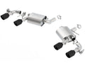 Borla 2016 Chevy Camaro V8 SS AT/MT ATAK Rear Section Exhaust w/ Dual Mode Valves Ceramic Black 11925CB