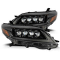 AlphaRex 11-21 Toyota Sienna LUXX LED Proj Headlights Plank Style Alpha Black w/Seq Signal/DRL 880767 *Discontinued