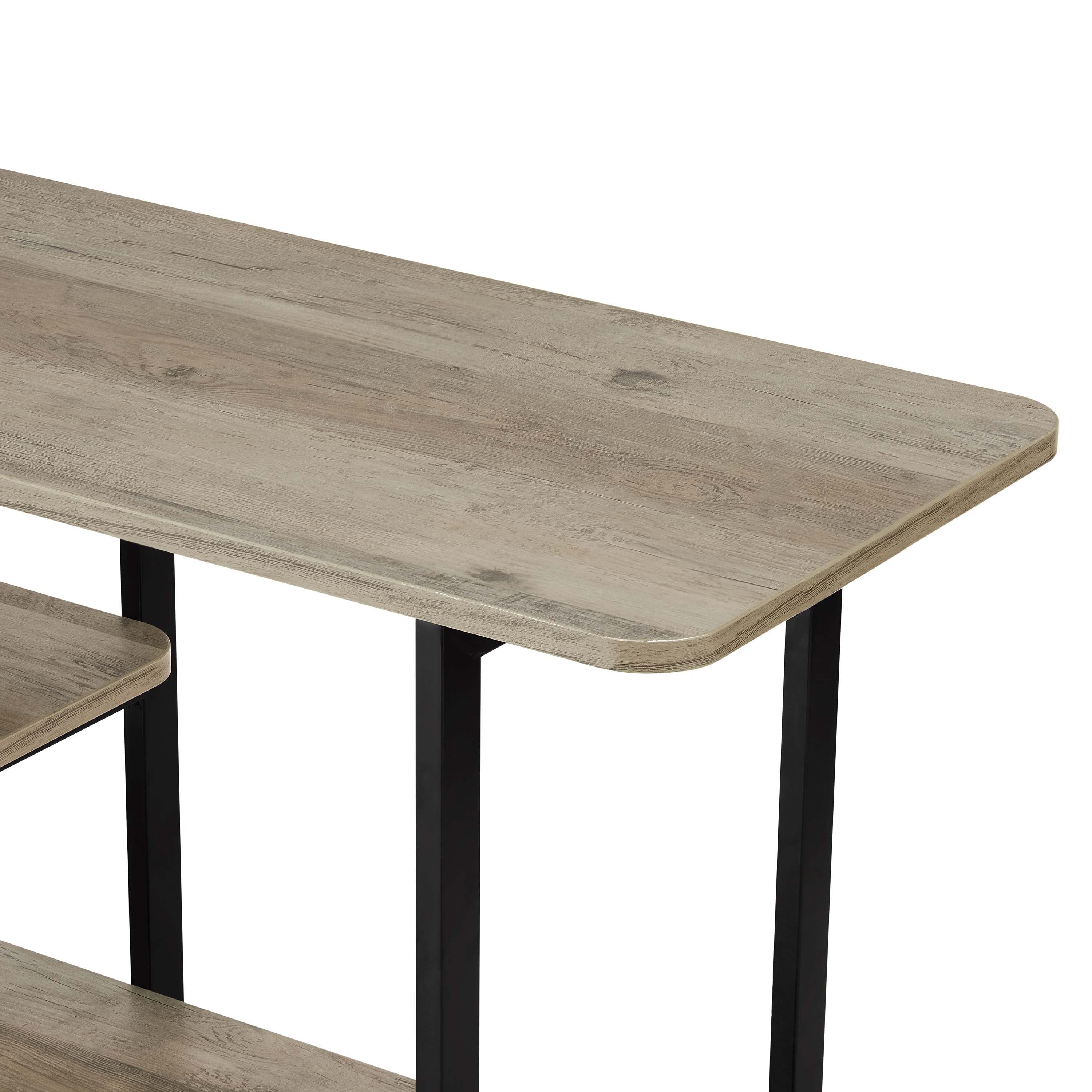 Celine 71" Console Table in Rustic