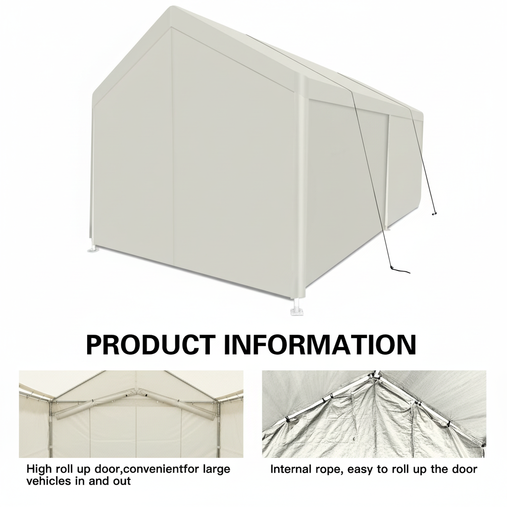 12x20 Heavy Duty Portable Carport Garage Tent