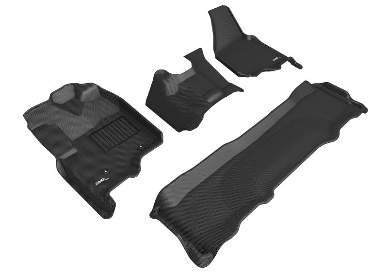 3D MAXpider 12-16 Ford F-250 / 350 / 450 Supercrew Kagu Black R1 R2 L1FR08901509