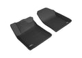 3D MAXpider 2018-2020 Hyundai Elantra GT Kagu 1st Row Floormat - Black L1HY08111509