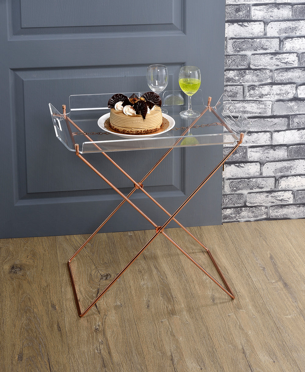 Cercie Clear Acrylic Tray Table