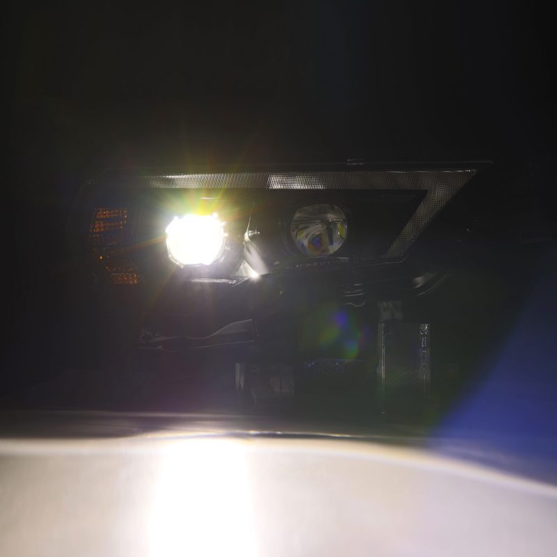 AlphaRex 14-22 Toyota 4Runner LUXX-Series LED Proj Headlights Blk w/Actv Light & Seq. Sig + DRL 880811 *Discontinued