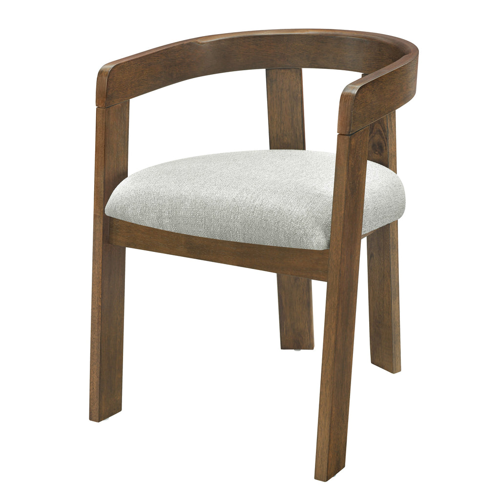 Modern Barrel Dining Chairs Set of 2
