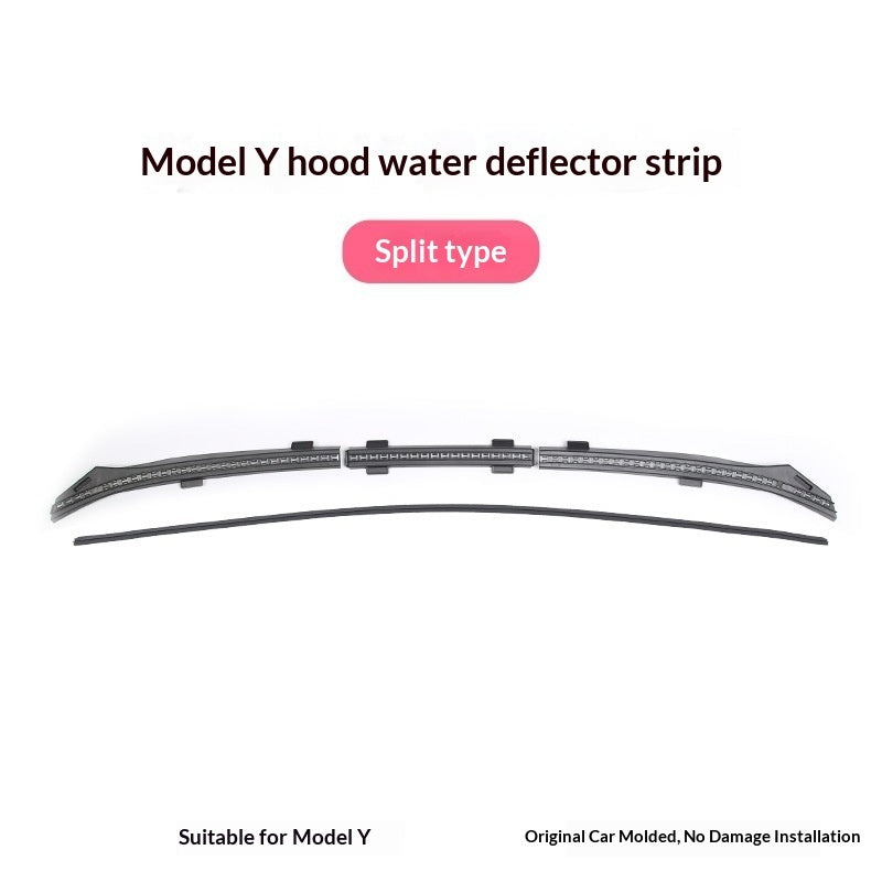 Waterproof Strip For The Front Hood, Tesla Front Hood Water Deflector