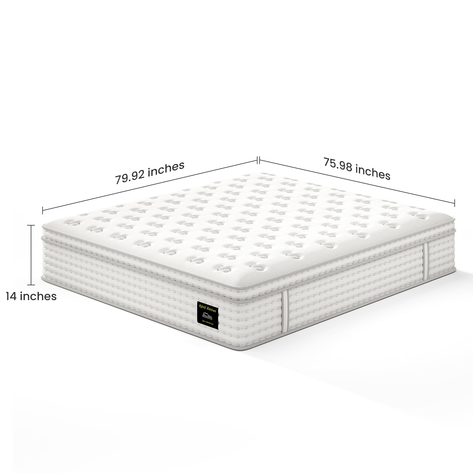 14'' Hybrid Mattress - King Size