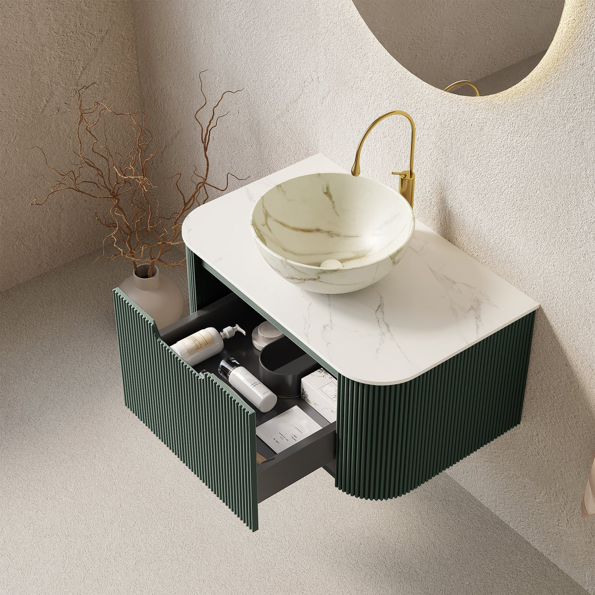 Dina 30" Bathroom Vanity & Sink