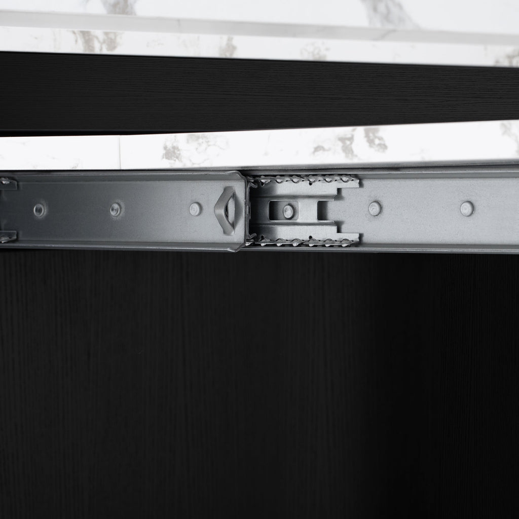 TREXM Extendable Dining Table with Folding Tabletop