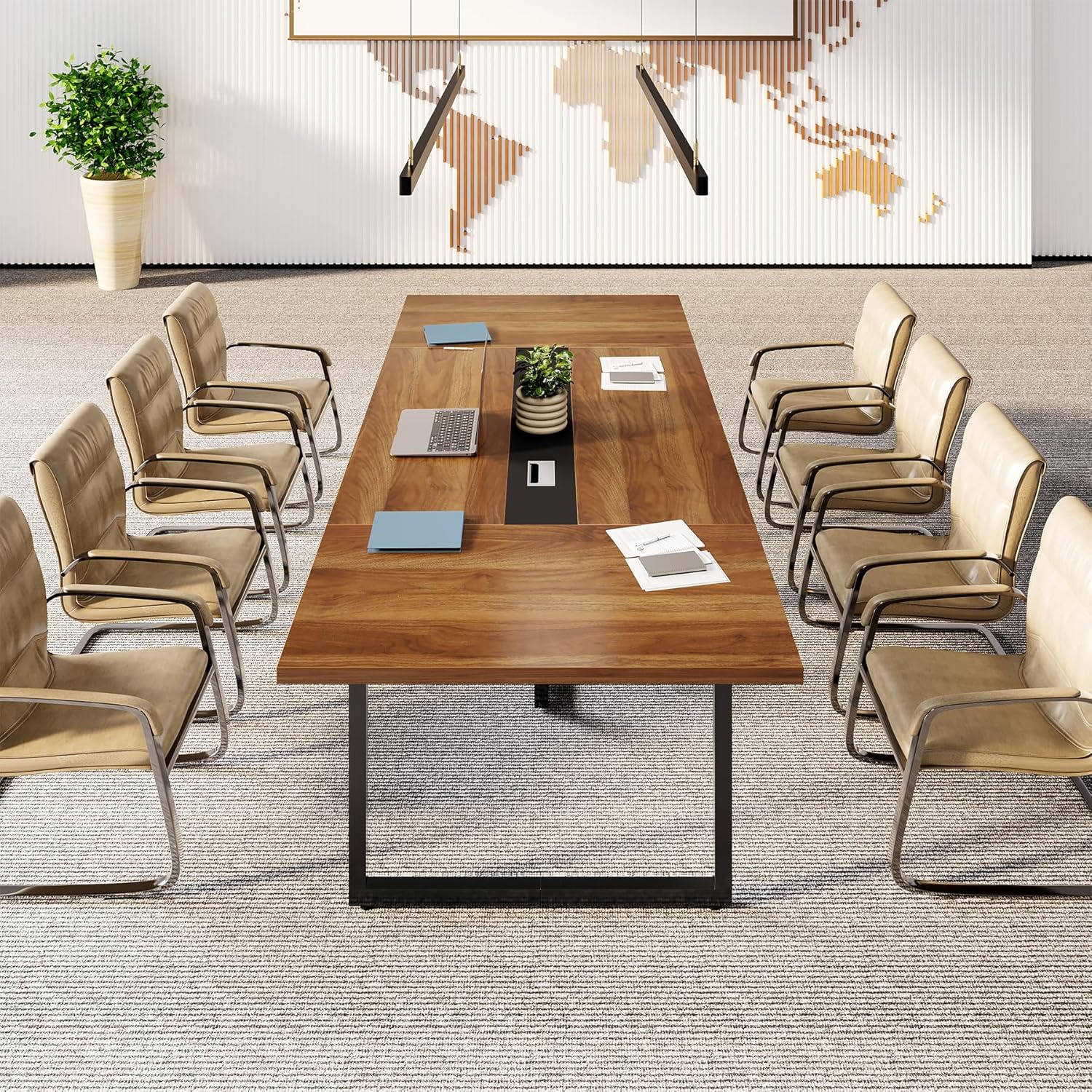 94.5" Large Conference Table for 8-10 People