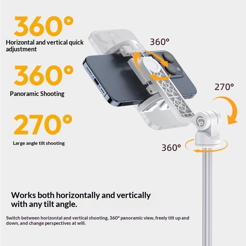 Top-down Shot Phone Selfie Stick Magnetic Phone Holder
