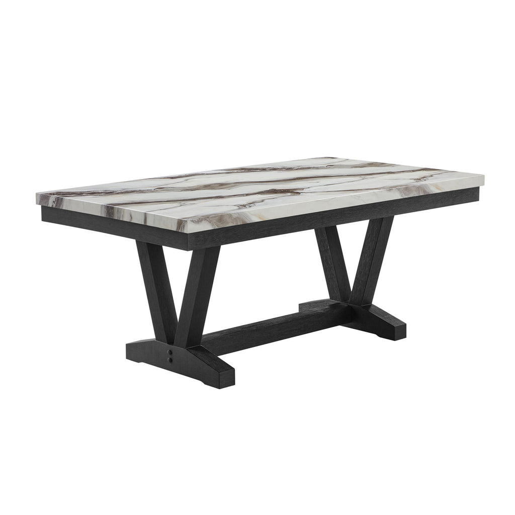 Panda Marble Dining Table