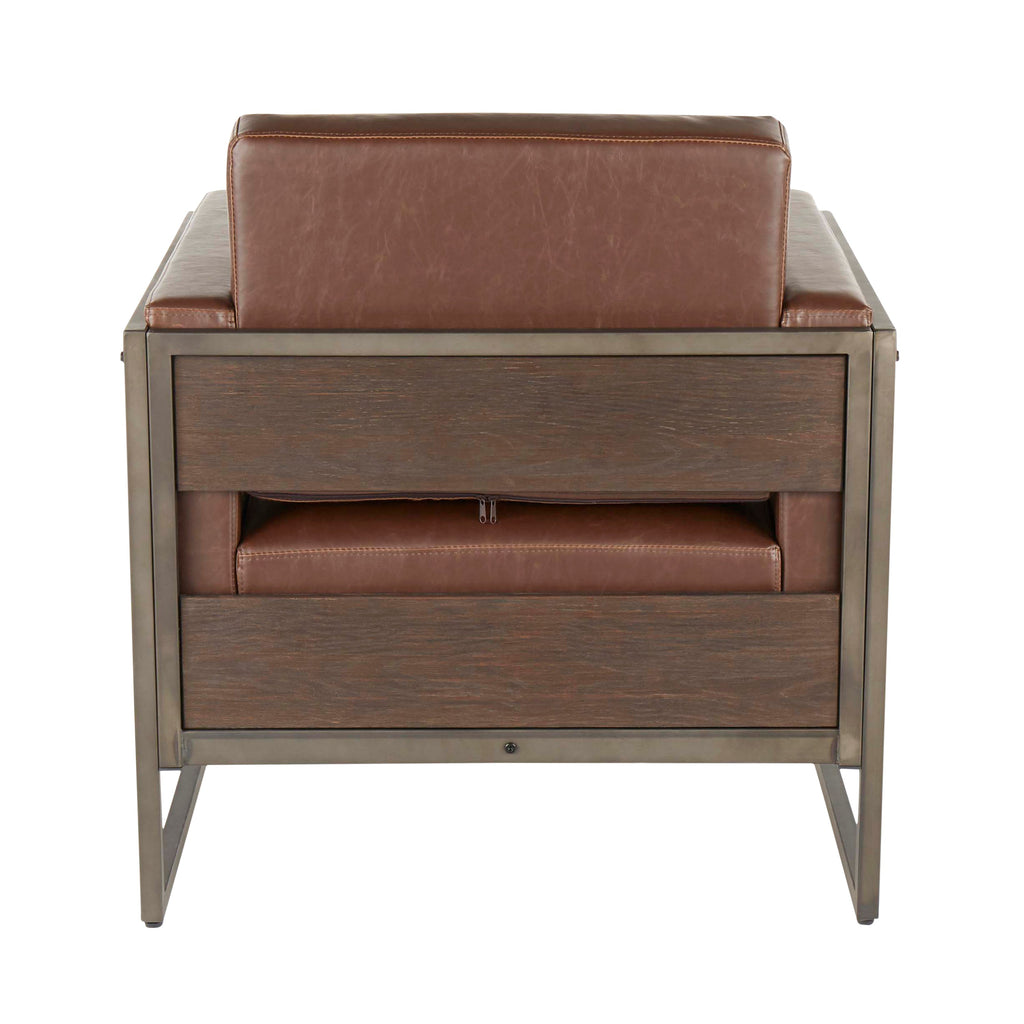 Drift Lounge Chair in Antique Metal