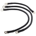 All Balls Racing Battery Cable Kit 65-79 - Black 79-3006-1