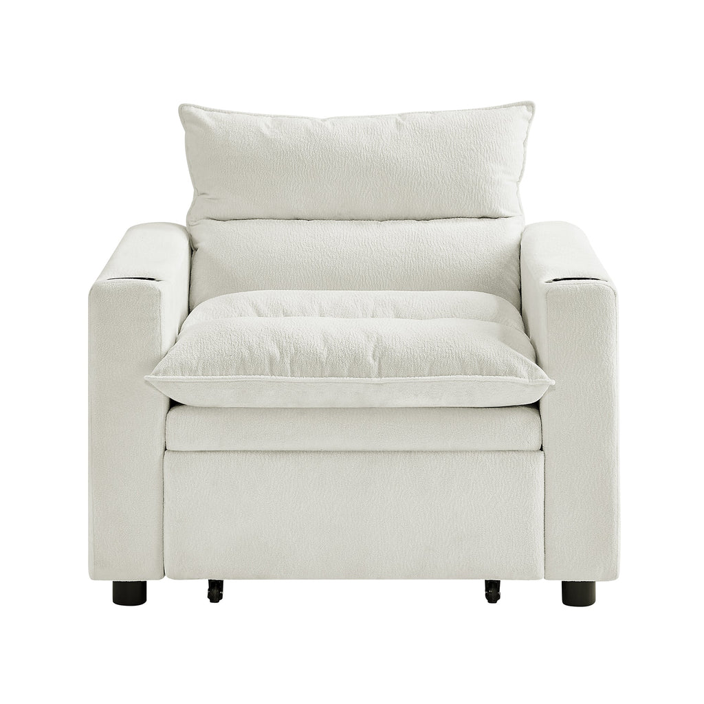 Sleeper Sofa Chair Bed, Convertible Sofa Chair 3-in-1