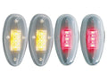 Anzo 1999-2014 Chevrolet Silverado 3500LED Fender Light Kit Clear 2pc Amber