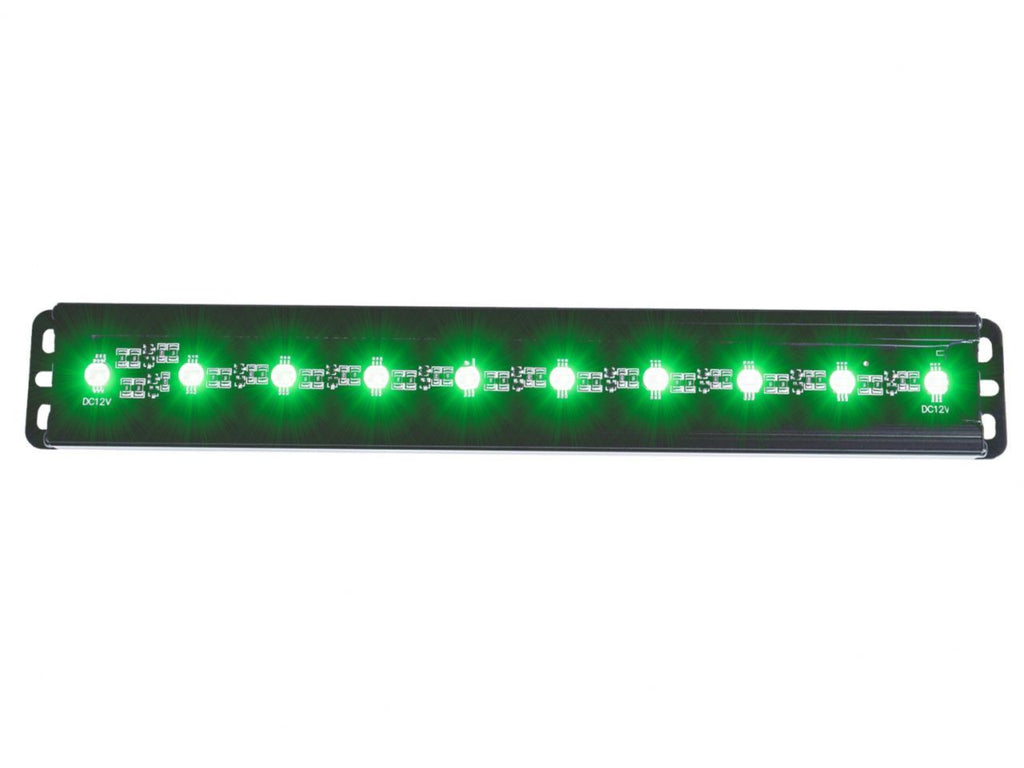 Anzo Universal 12in Slimline LED Light Bar (Green)