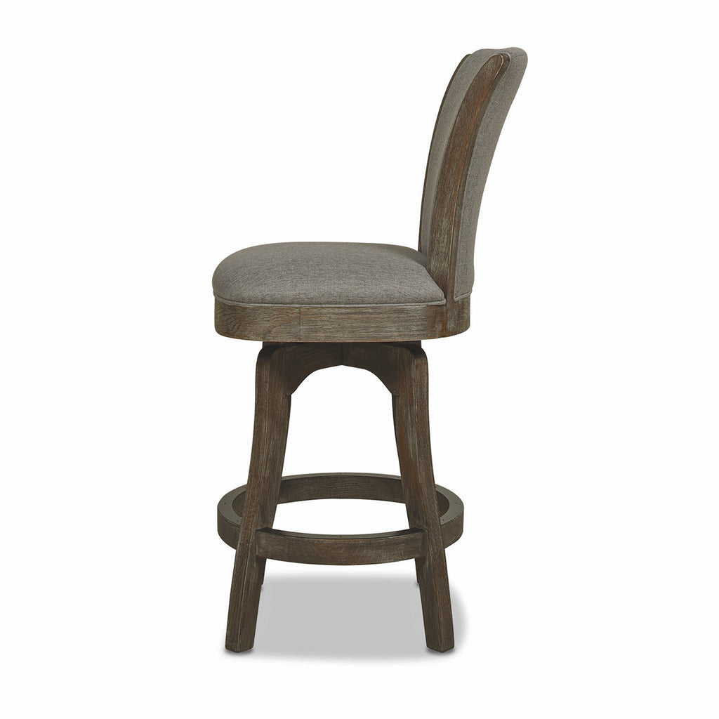 Henry 27" Armless Swivel Counter Height Bar Stool