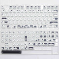 Black And White Kitten Full Set Sublimation Key Cap