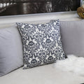 Baroque Skull Throw Pillow
