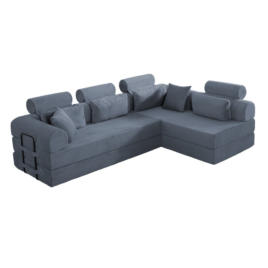 L Shape Modular Sectional Sofa - Compressed Sectional Sofa