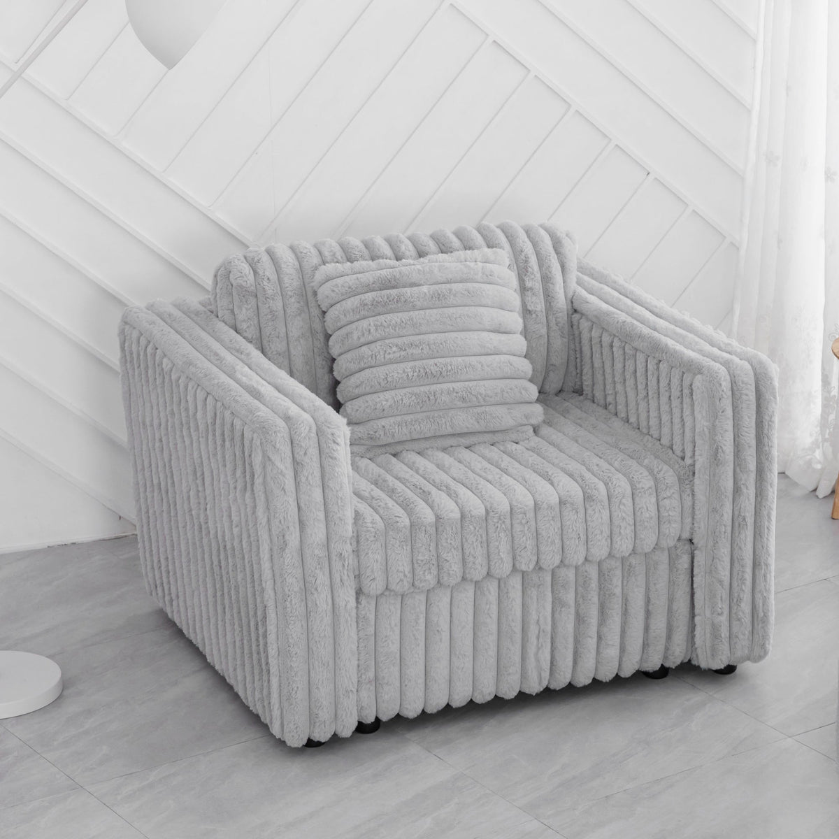 75.6" Soft Modular 2-Person Sofa with Hydraulic Lift